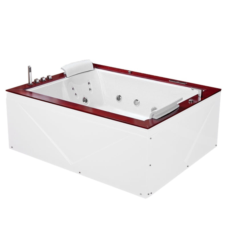 WANNA Z HYDROMASAŻEM DIABLO 666 Z OBUDOWĄ I DESKĄ 180x150 CM DIABLO-666+DESKA+OBU