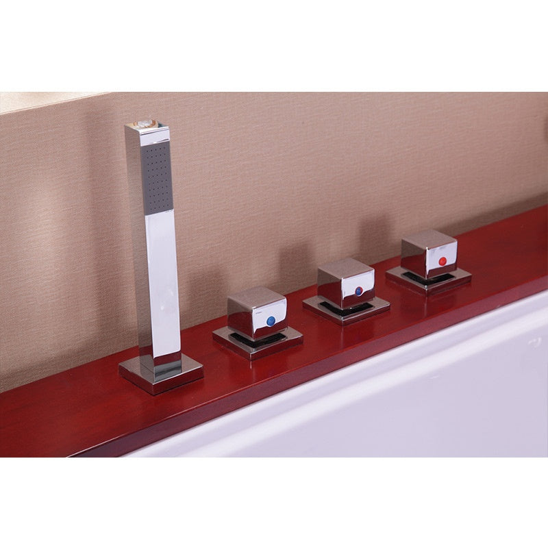 WANNA Z HYDROMASAŻEM DIABLO 666 Z OBUDOWĄ I DESKĄ 180x150 CM DIABLO-666+DESKA+OBU