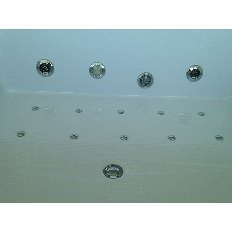 WANNA Z HYDROMASAŻEM DIABLO 666 Z OBUDOWĄ I DESKĄ 180x150 CM DIABLO-666+DESKA+OBU