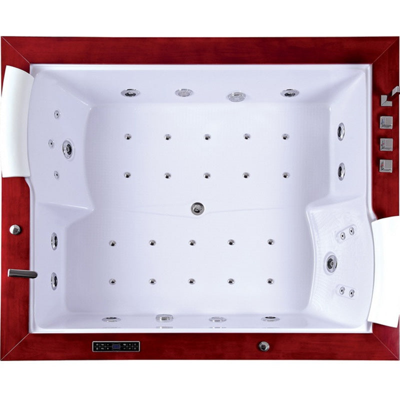 WANNA Z HYDROMASAŻEM DIABLO 666 Z OBUDOWĄ I DESKĄ 180x150 CM DIABLO-666+DESKA+OBU
