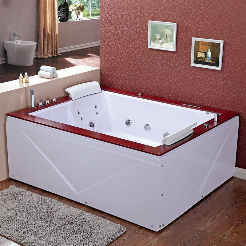 WANNA Z HYDROMASAŻEM DIABLO 666 Z OBUDOWĄ I DESKĄ 180x150 CM DIABLO-666+DESKA+OBU