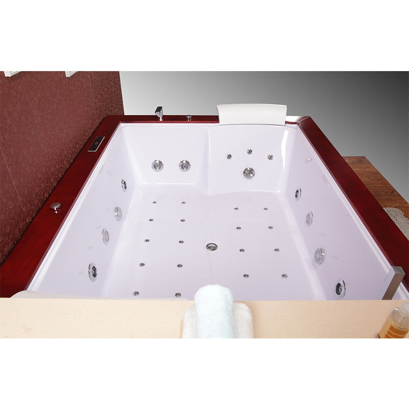 WANNA Z HYDROMASAŻEM DIABLO 666 Z OBUDOWĄ I DESKĄ 180x150 CM DIABLO-666+DESKA+OBU
