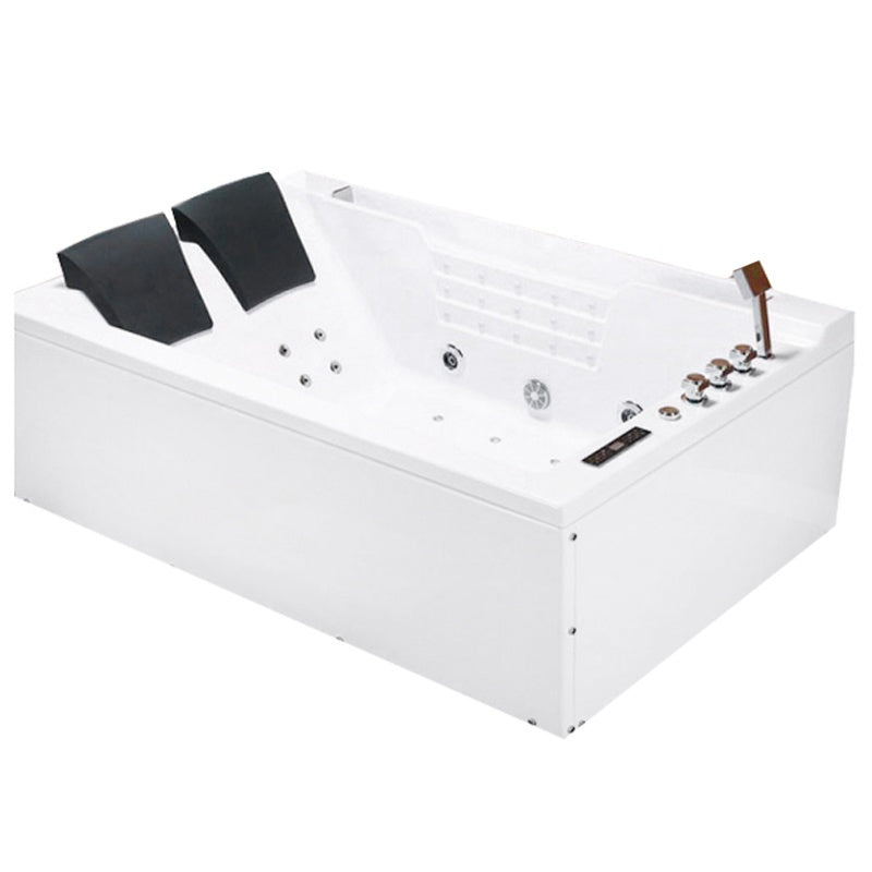 WANNA Z HYDROMASAŻEM Z PODGRZEWACZEM FENIX 606BH LEWA BIAŁA 180x120 CM FENIX-606BH-L-180