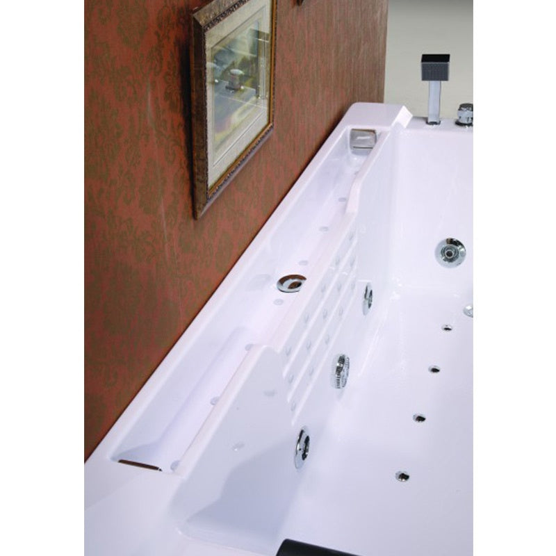 WANNA Z HYDROMASAŻEM Z PODGRZEWACZEM FENIX 606BH LEWA BIAŁA 180x120 CM FENIX-606BH-L-180