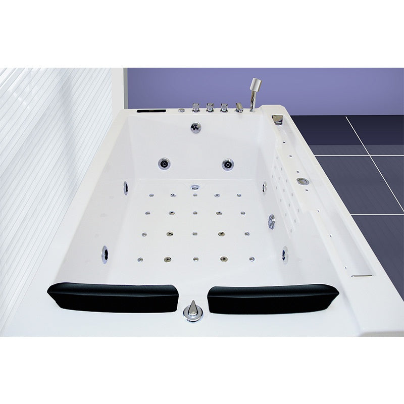 WANNA Z HYDROMASAŻEM Z PODGRZEWACZEM FENIX 606BH LEWA BIAŁA 180x120 CM FENIX-606BH-L-180