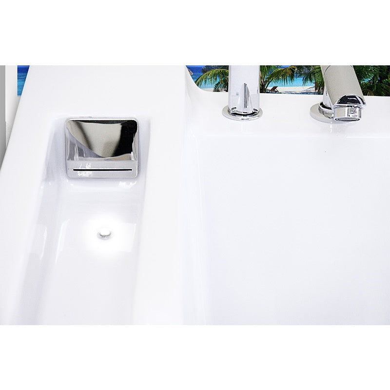 WANNA Z HYDROMASAŻEM Z PODGRZEWACZEM FENIX 606BH LEWA BIAŁA 180x120 CM FENIX-606BH-L-180