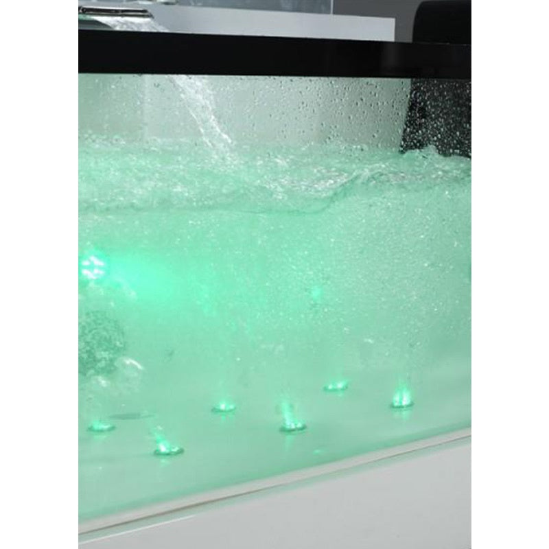 WANNA Z HYDROMASAŻEM Z PODGRZEWACZEM FENIX 606BH LEWA BIAŁA 180x120 CM FENIX-606BH-L-180