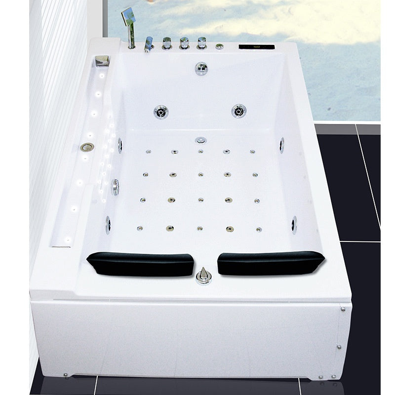 WANNA Z HYDROMASAŻEM Z PODGRZEWACZEM FENIX 606BH LEWA BIAŁA 180x120 CM FENIX-606BH-L-180