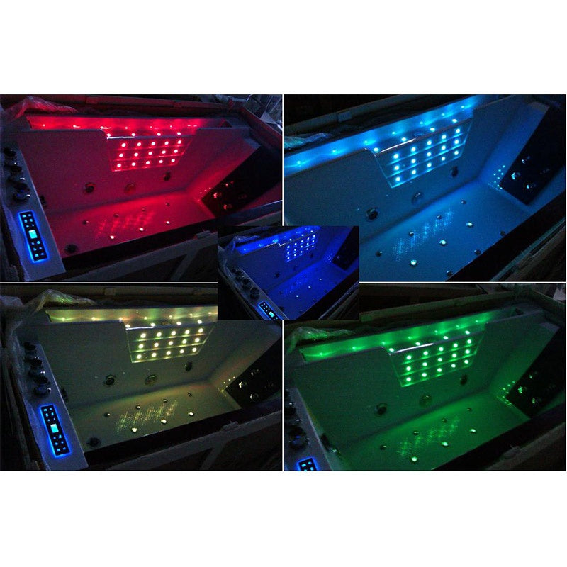 WANNA Z HYDROMASAŻEM Z PODGRZEWACZEM FENIX 606BH LEWA BIAŁA 180x120 CM FENIX-606BH-L-180