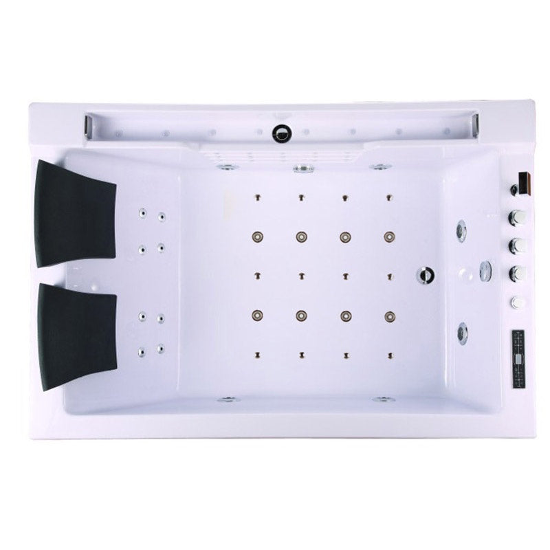 WANNA Z HYDROMASAŻEM Z PODGRZEWACZEM FENIX 606BH LEWA BIAŁA 180x120 CM FENIX-606BH-L-180