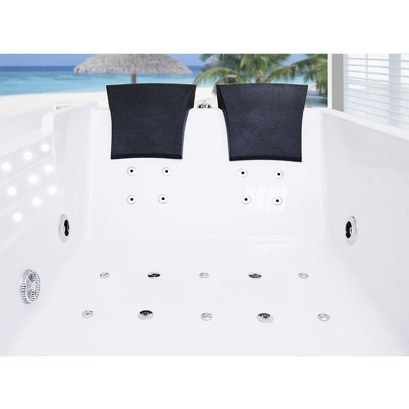 WANNA Z HYDROMASAŻEM Z PODGRZEWACZEM FENIX 606AH PRAWA BIAŁA 180x120 CM FENIX-606AH-P-180