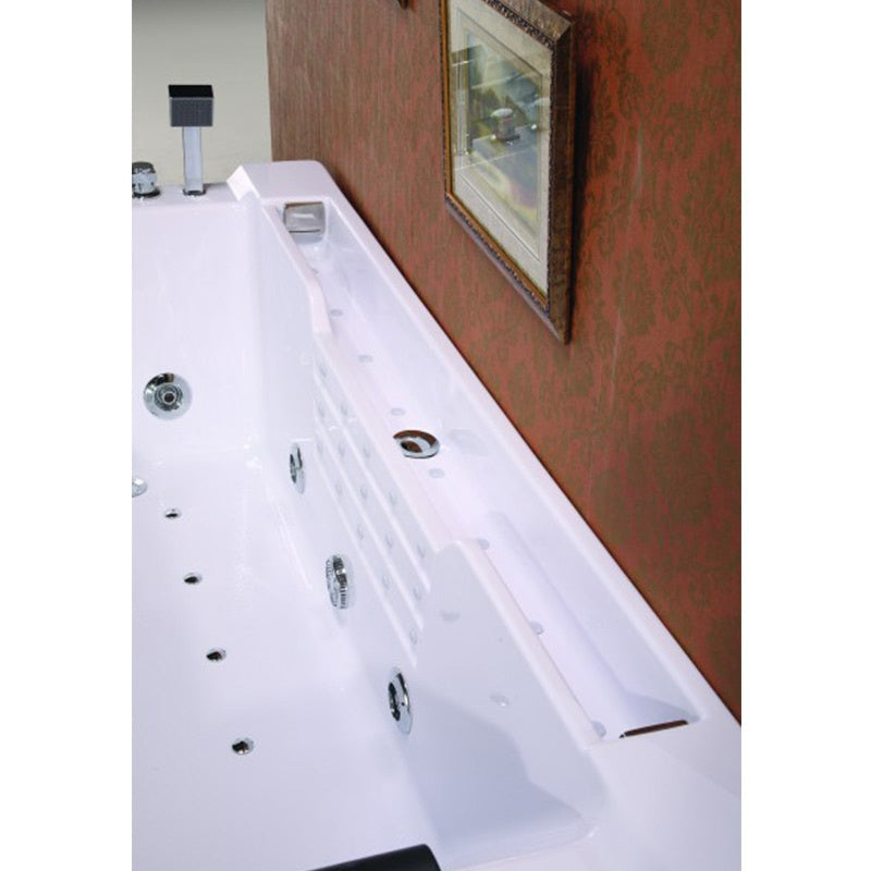 WANNA Z HYDROMASAŻEM Z PODGRZEWACZEM FENIX 606AH PRAWA BIAŁA 180x120 CM FENIX-606AH-P-180