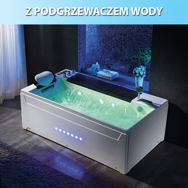 WANNA Z HYDROMASAŻEM NIAGARA 911 180x90 CM NIAGARA-911-180X100