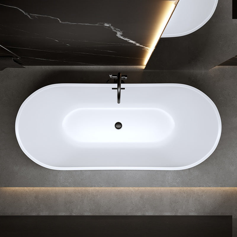 WANNA WOLNOSTOJĄCA RICA 513C BIAŁA PRZELEW CZARNY 170x75 CM RICA-513C-P-BL