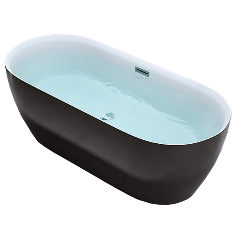 WANNA WOLNOSTOJĄCA CESANA 518A CZARNA PRZELEW CHROM 150x75 CM CESANA-518A-BL-150
