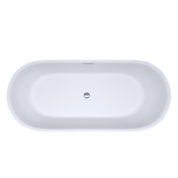 WANNA WOLNOSTOJĄCA CESANA 518B CZARNA PRZELEW CHROM 160x75 CM CESANA-518B-BL-160