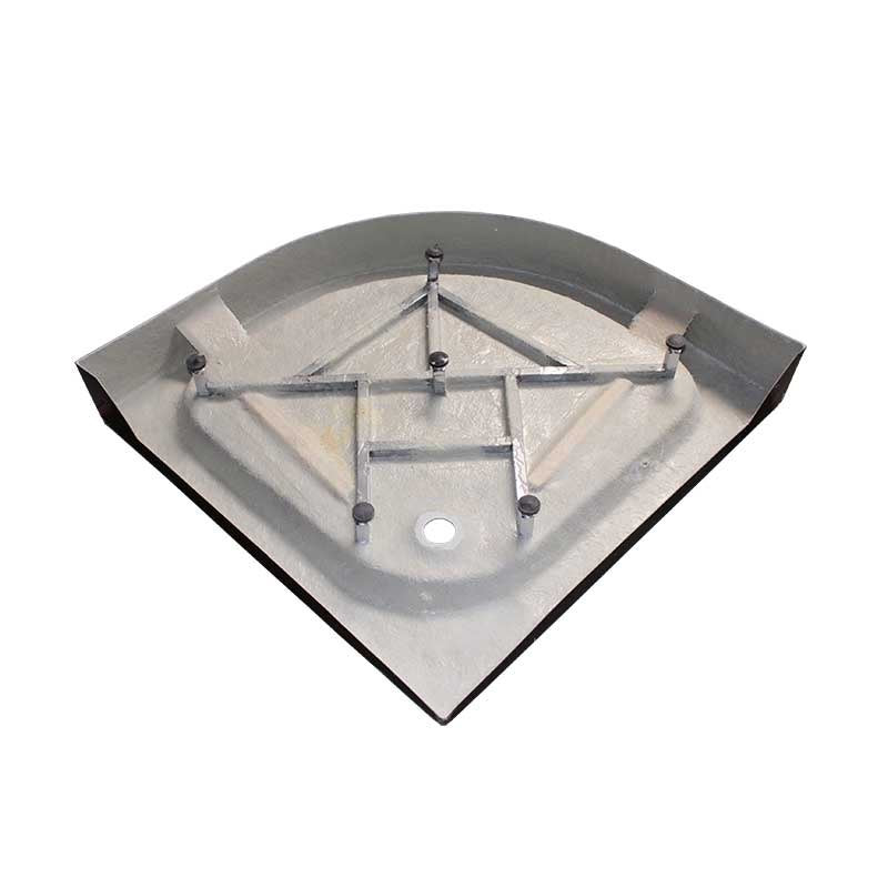 BRODZIK PRYSZNICOWY PÓŁOKRĄGŁY WYSOKI SXL01B BIAŁY 90x90 CM SXL01B-WH-90