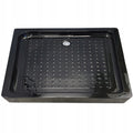 BRODZIK PRYSZNICOWY PROSTOKĄTNY WYSOKI SXL03C CZARNY 100x80 CM SXL03C-BL-100X80