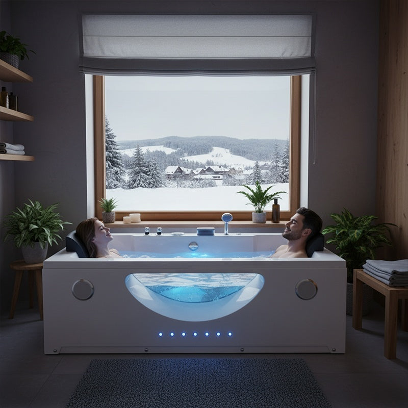 WANNA Z HYDROMASAŻEM LEVANTE 659H BIAŁA 180x90 CM LEVANTE-659H-180X90