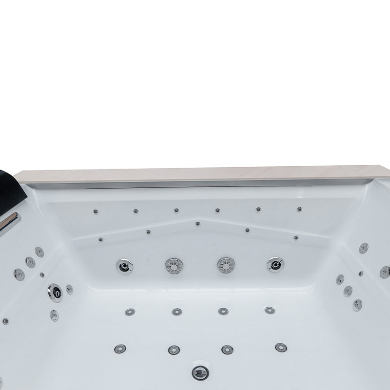 WANNA Z HYDROMASAŻEM KALAMBO 914 Z OBUDOWĄ BIAŁA 190x150 CM KALAMBO-914-WH+OBUD