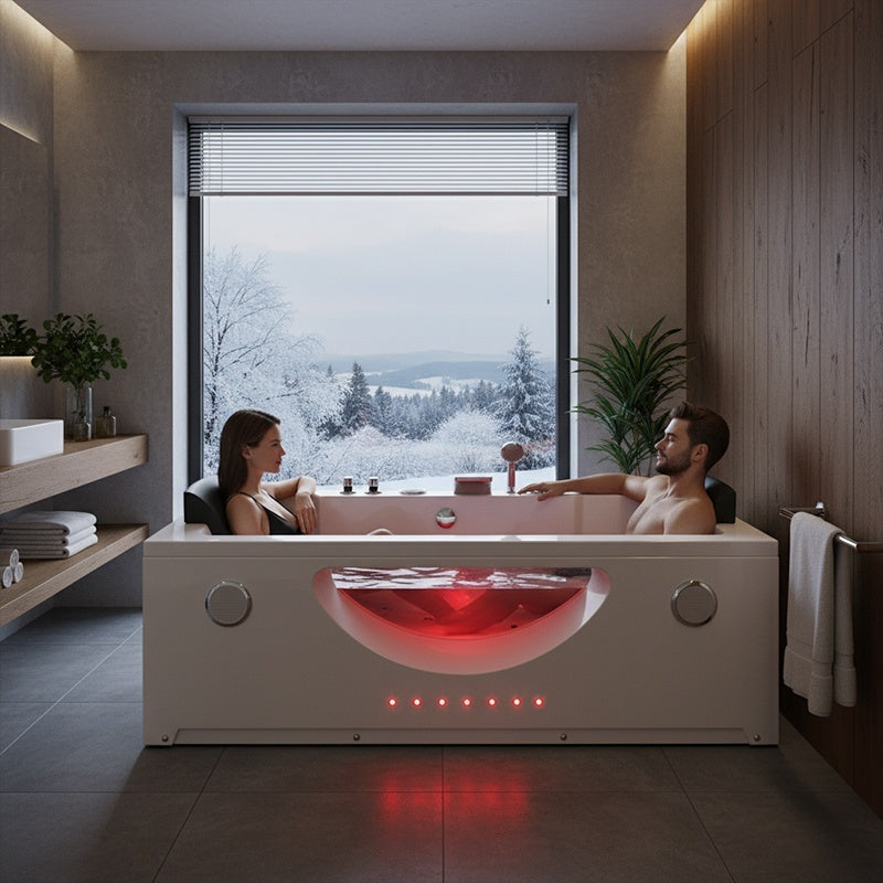 WANNA Z HYDROMASAŻEM LEVANTE 659H BIAŁA 180x90 CM LEVANTE-659H-180X90