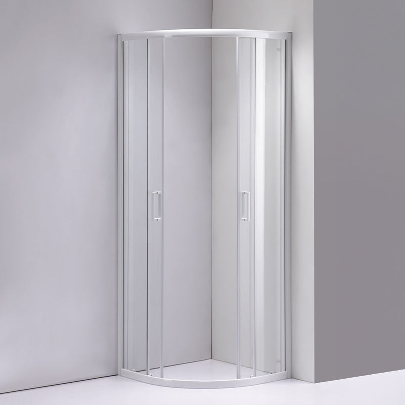 KABINA PRYSZNICOWA PÓŁOKRĄGŁA KZ94A BIAŁA 80x80 CM KZ94A-WH-80