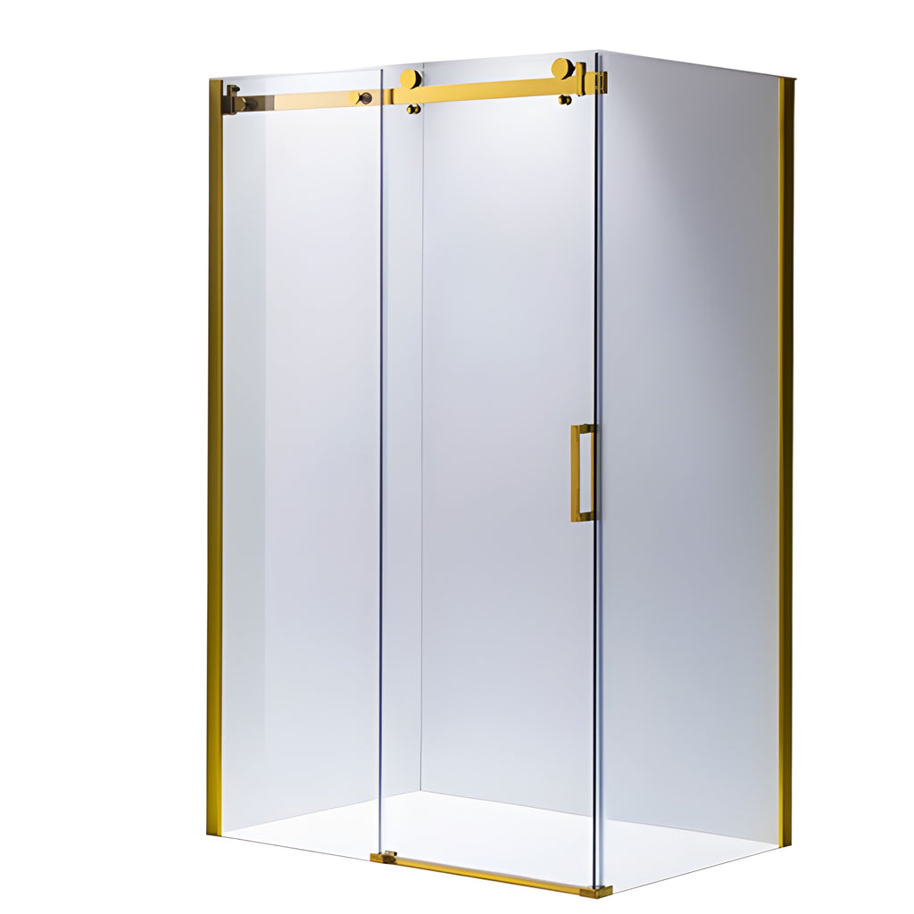 KABINA PRYSZNICOWA PROSTOKĄTNA KZ202C ZŁOTA 120x90 CM KZ202C-GL-120X90