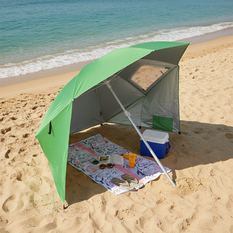 PARASOL PLAŻOWY OGRODOWY BALKONOWY TRITON 1B ZIELONY 180 CM TRITON-1B-GREEN