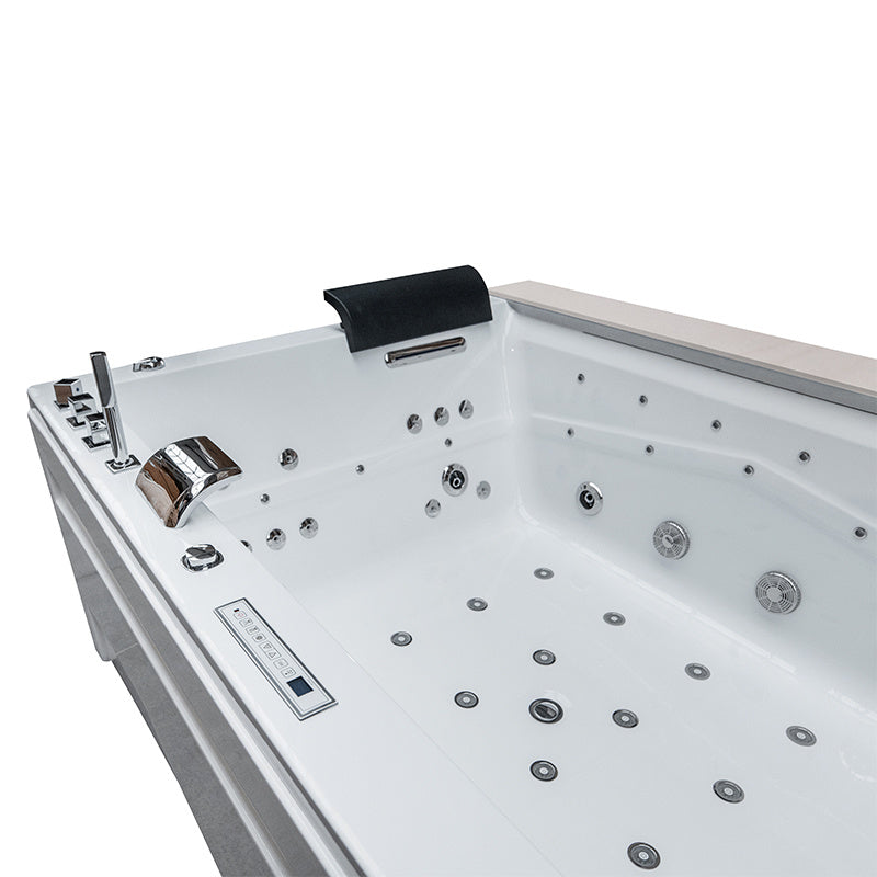 WANNA Z HYDROMASAŻEM KALAMBO 914 Z OBUDOWĄ BIAŁA 190x150 CM KALAMBO-914-WH+OBUD