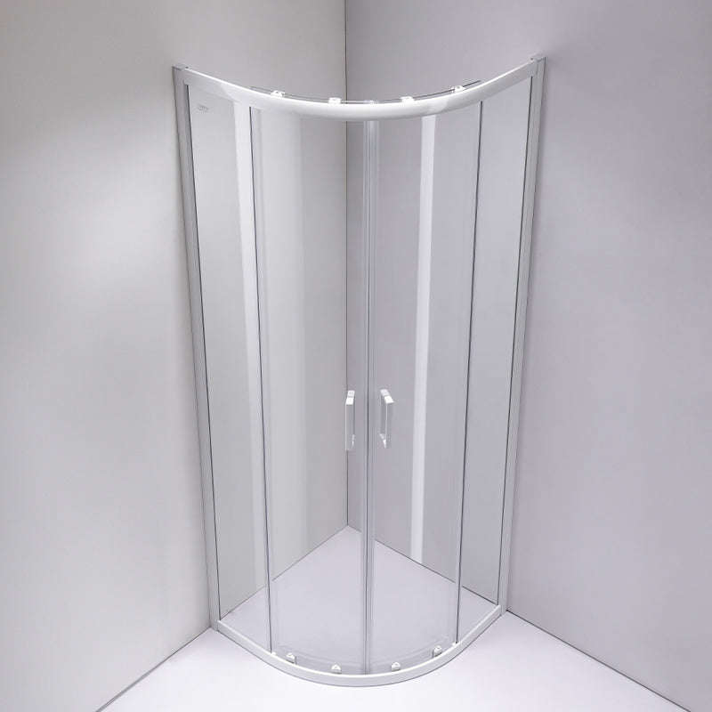 KABINA PRYSZNICOWA PÓŁOKRĄGŁA KZ94A BIAŁA 80x80 CM KZ94A-WH-80