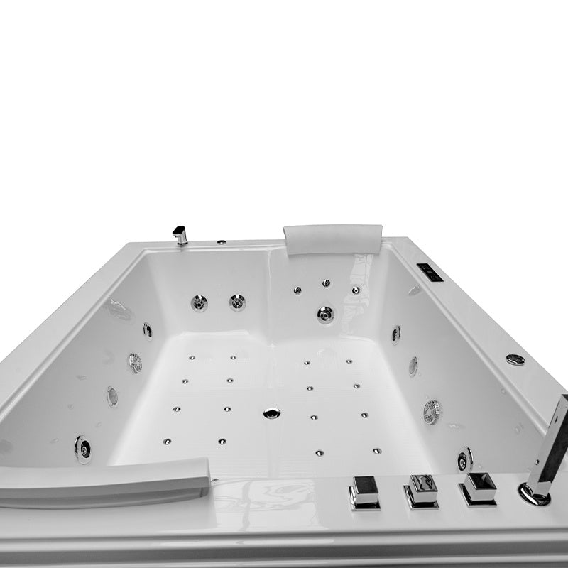 WANNA Z HYDROMASAŻEM DIABLO 666 DO ZABUDOWY BIAŁA 180x150 CM + OBUDOWA DIABLO-666-180+OBUD