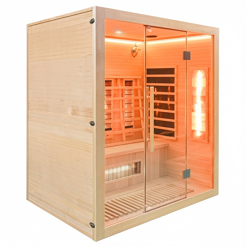 SAUNA SUCHA INFRARED NISKOTEMPERATUROWA ALTA5 3-4 OSOBOWA 175x120 CM ALTA5