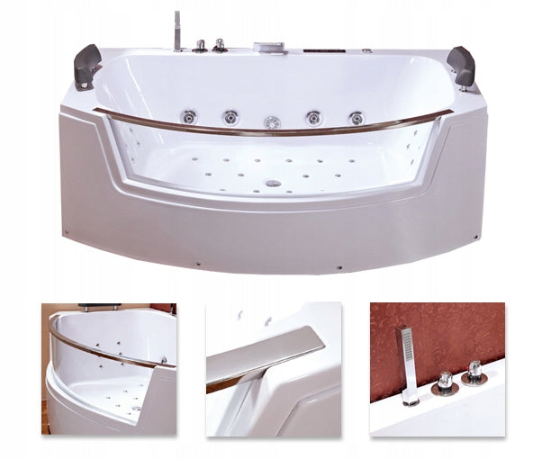 WANNA Z HYDROMASAŻEM SUPREMA 664 185x110 CM SUPREMA-664-185X110