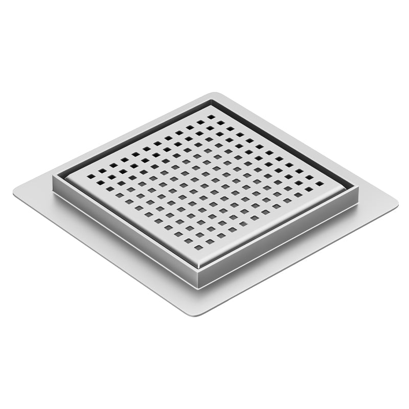 ODPŁYW LINIOWY KWADRATOWY DL08 QUBE G3 SATIN 15x15 CM DL08-QUBE-G3-ST15