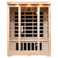 SAUNA SUCHA INFRARED NISKOTEMPERATUROWA LAHTI3 3-4 OSOBOWA 153x125 CM LAHTI3