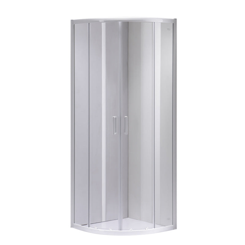 KABINA PRYSZNICOWA PÓŁOKRĄGŁA KZ94B BIAŁA 90x90 CM KZ94B-WH-90