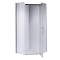 KABINA PRYSZNICOWA PIĘCIOKĄTNA KZ91B CHROM 90x90 CM KZ91B-90