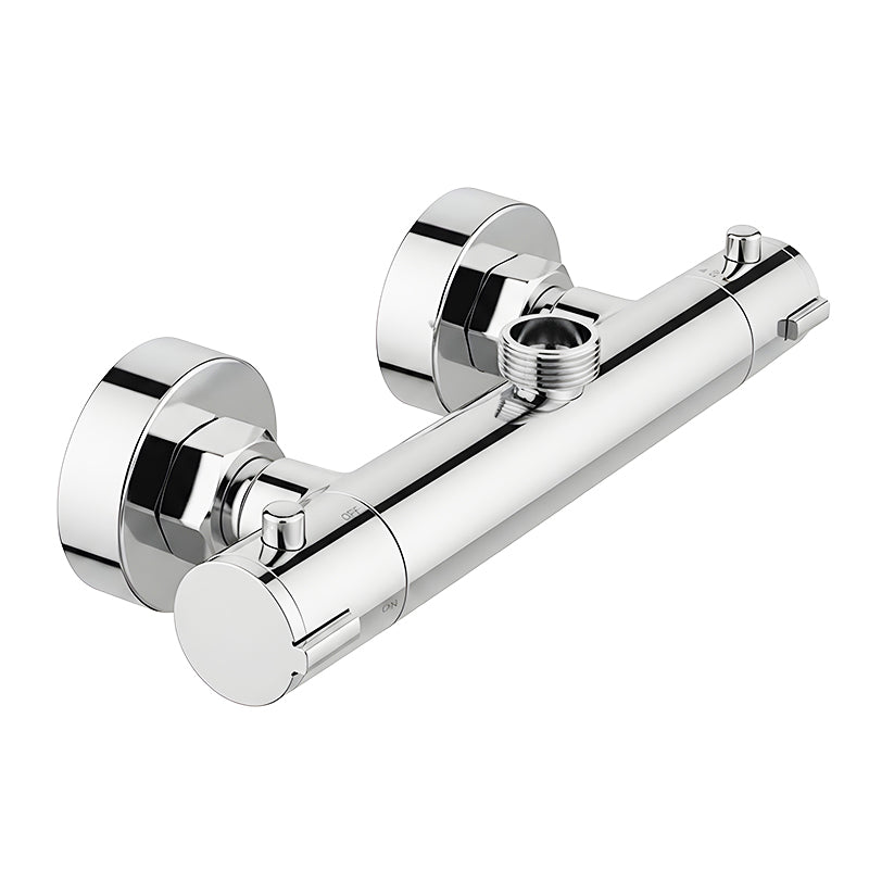 BATERIA PRYSZNICOWA Z TERMOSTATEM ŁAZIENKOWA ŚCIENNA T203A CHROM T203A