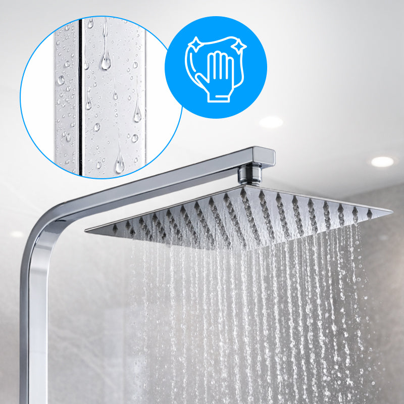 BATERIA PRYSZNICOWA ŁAZIENKOWA Z DESZCZOWNICĄ F170A CHROM F170A