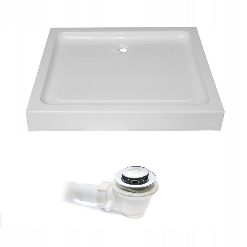 BRODZIK PRYSZNICOWY PROSTOKĄTNY WYSOKI SXL04C BIAŁY 120x90 CM SXL04C-WH-120X90