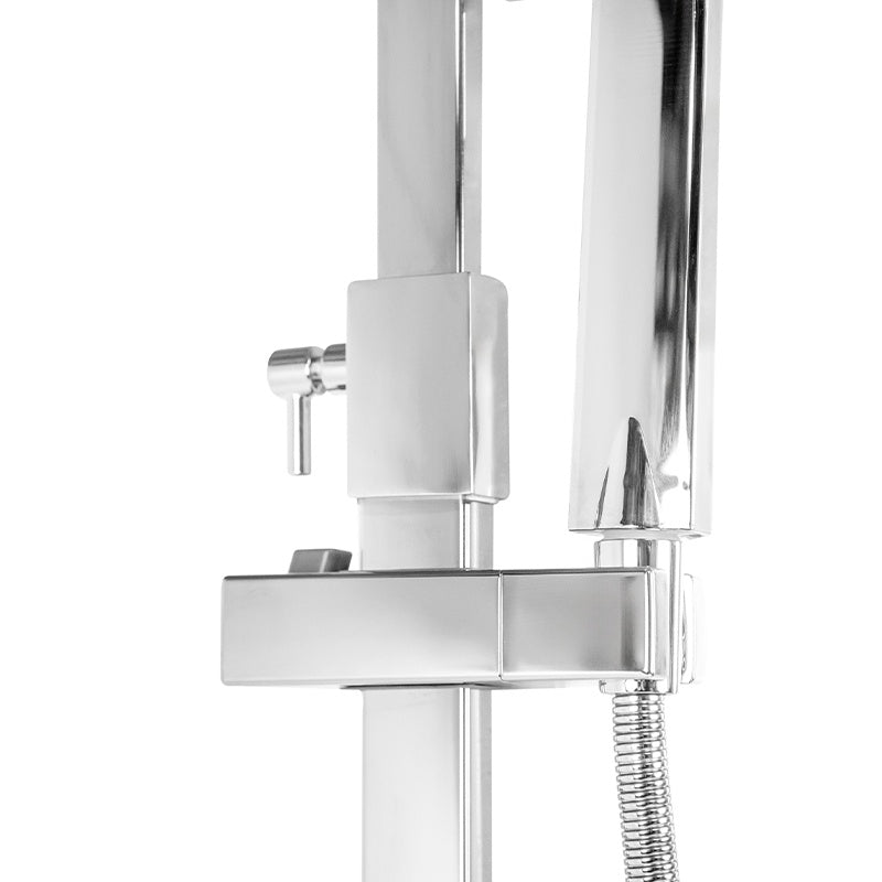 BATERIA PRYSZNICOWA ŁAZIENKOWA Z DESZCZOWNICĄ F170A CHROM F170A
