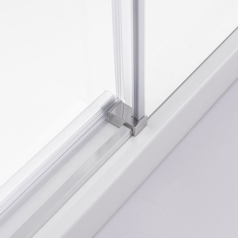 KABINA PRYSZNICOWA PROSTOKĄTNA SUPER SLIM NOVA CHROM 100x80 CM 6 MM NOVA-CH-100X80