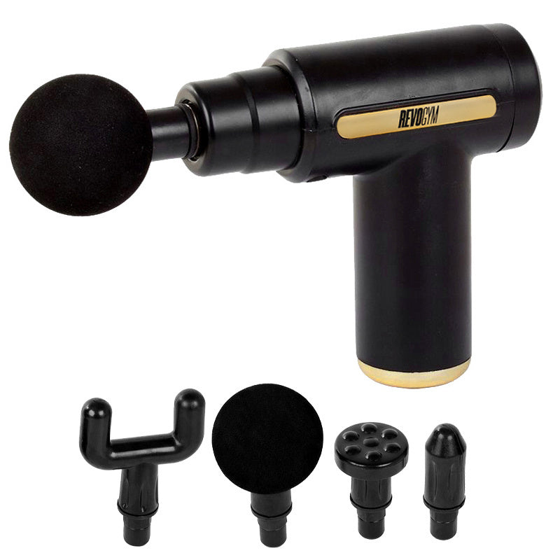 PISTOLET DO MASAŻU MASAŻER DO PLECÓW CIAŁA MASSAGE GUN + 4 KOŃCÓWEK RP07 RP07