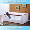WANNA Z HYDROMASAŻEM NAPOLI 609BH LEWA 180x90 CM NAPOLI-609BH-L-180