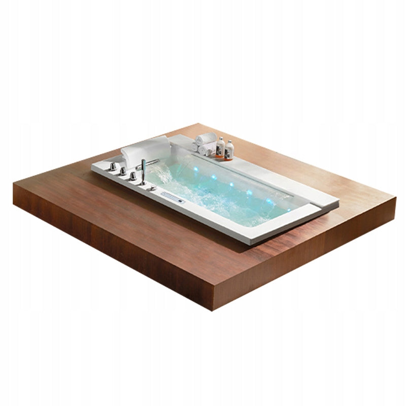 WANNA Z HYDROMASAŻEM LOBOS 915 DO ZABUDOWY BIAŁA 170x100 CM LOBOS-915-WH-170