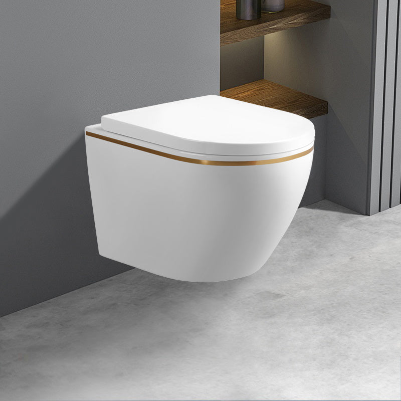 MISKA WC WISZĄCA RIMLESS MIZU-WH-GL-RIM-02 BIAŁA DESKA WOLNOOPADAJĄCA DUROPLAST MIZU-WH-GL-RIM-02