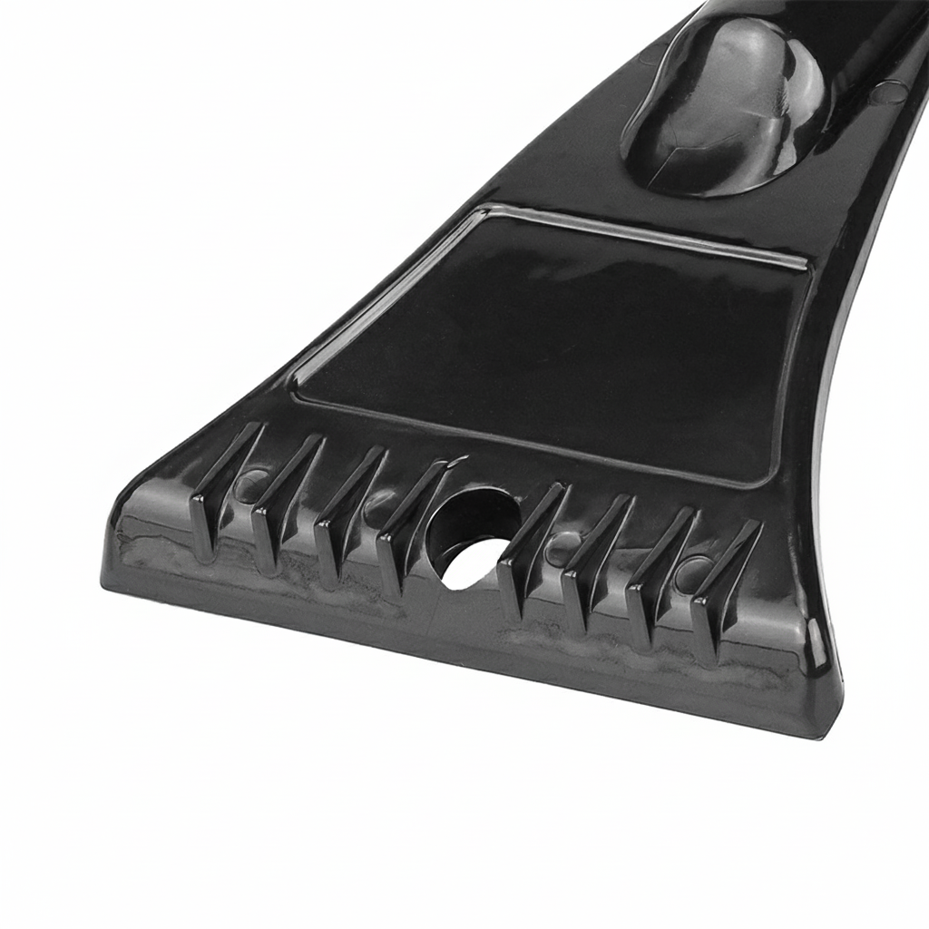 SZCZOTKA SKROBACZKA DO SAMOCHODU 2W1 DRAX CZARNO/POMARAŃCZOWA 56 CM DRAX