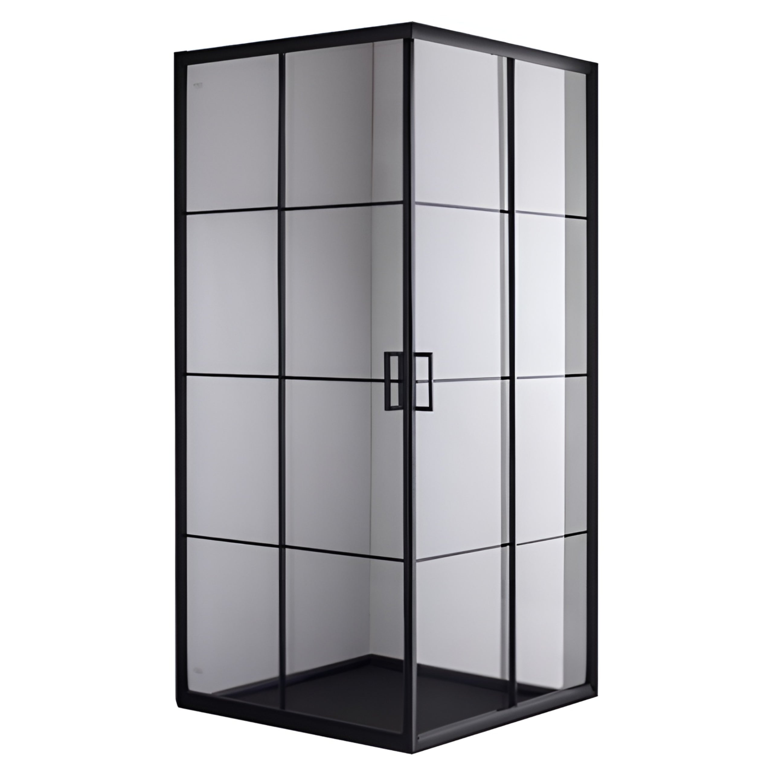 KABINA PRYSZNICOWA KWADRATOWA BL32A CZARNA 80x80 CM BL32A-80