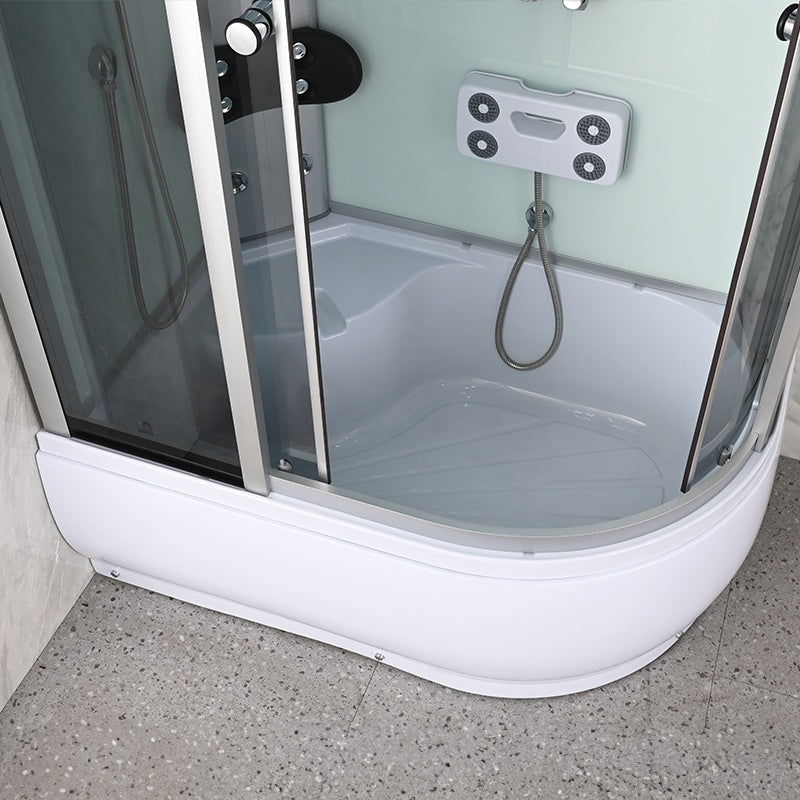 KABINA PRYSZNICOWA Z HYDROMASAŻEM I SAUNĄ WSH7106LWS LEWA BIAŁA 120x80 CM WSH7106LWS-120X80
