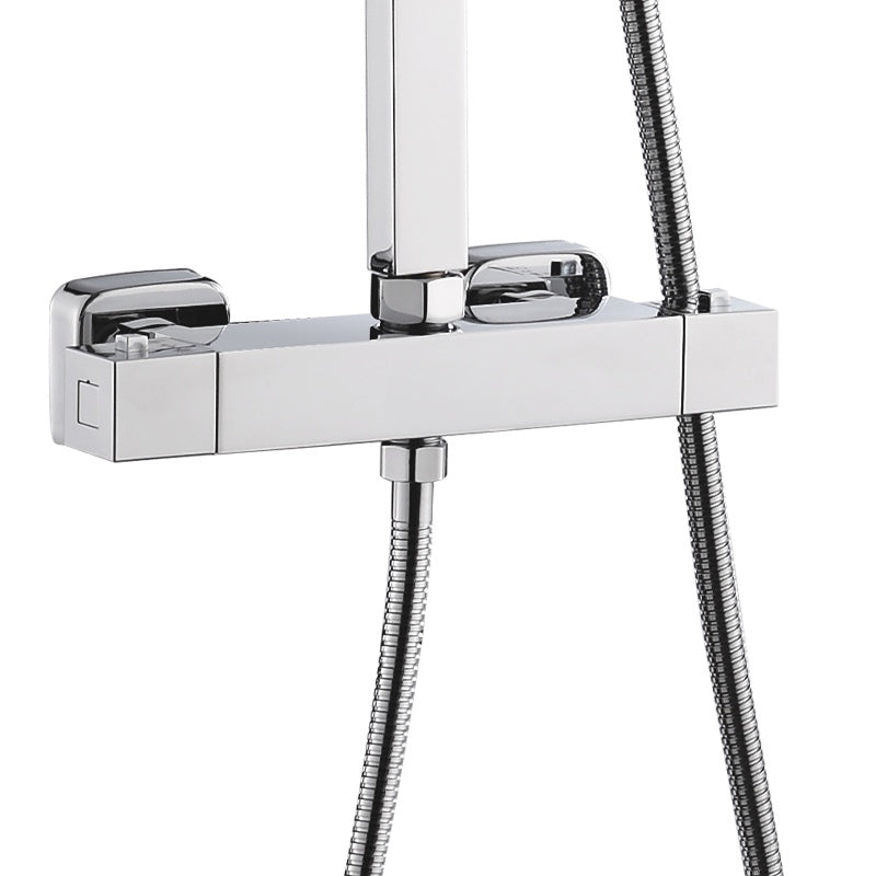 BATERIA PRYSZNICOWA Z TERMOSTATEM I DESZCZOWNICĄ T153A CHROM T153A